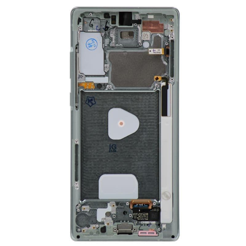 Refurbished - OLED Screen and Digitizer Assembly w/ Frame for Samsung Galaxy Note 20 5G (N980) (Mystic Green)