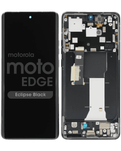 Genuine - LCD Screen and Digitizer Assembly w/ Frame for Motorola Edge (XT2305 / 2023) (Eclipse Black)