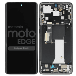 Genuine - LCD Screen and Digitizer Assembly w/ Frame for Motorola Edge (XT2305 / 2023) (Eclipse Black)