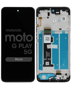 Genuine - LCD Screen and Digitizer Assembly w/ Frame for Motorola Moto G Play 5G (XT2413 / 2024) (Black)