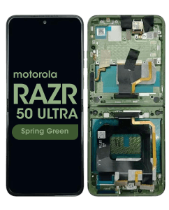 Genuine -OLED Assembly w/ Frame for Motorola Razr 50 Ultra (XT2451 / 2024) (Spring Green)