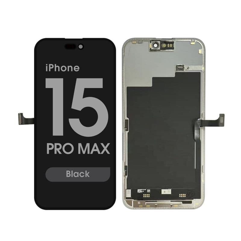 Premium - OLED Screen and Digitizer Assembly for iPhone 15 Pro Max (Black)