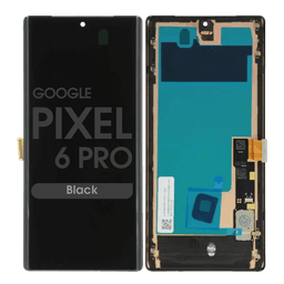 Refurbished - OLED Screen and Digitizer Assembly w/ Frame for Google Pixel 6 Pro (Black)