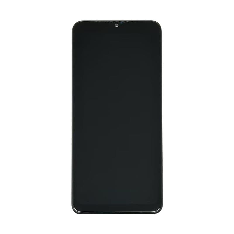 Refurbished - LCD and Screen Digitizer Assembly w/ Frame for TCL 10 SE (T766) (Black)