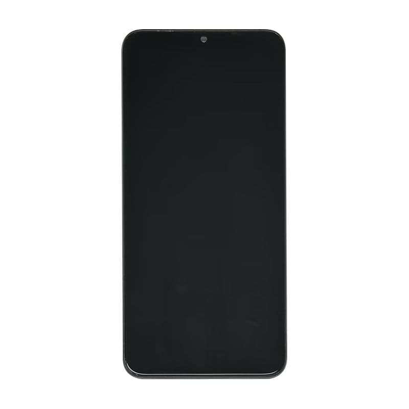 Refurbished - LCD and Screen Digitizer Assembly w/ Frame for TCL 40 XE 5G (Black)