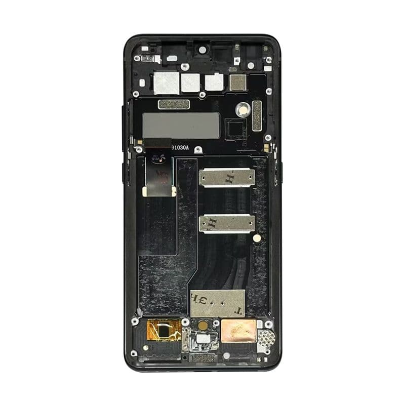Refurbished - OLED Screen and Digitizer Assembly w/ Frame for TCL 10 Pro (T799B) (Gray)