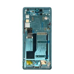Refurbished - OLED Screen and Digitizer Assembly w/ Frame for TCL 20 Pro 5G (Marine Blue)