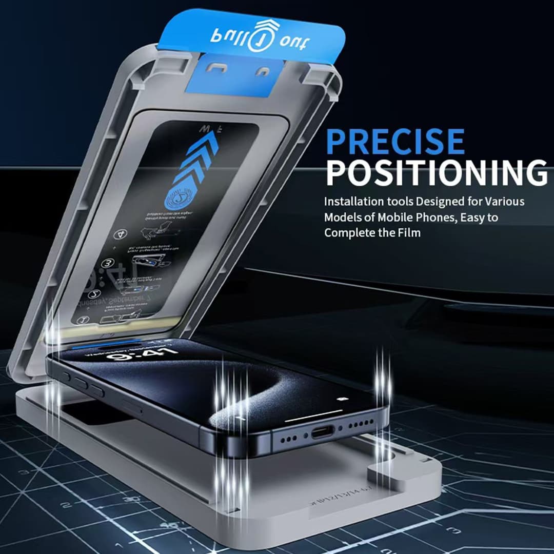 Grip Ultra - Tempered Glass Screen Protector for iPhone 15 Plus/16 Plus (2 Pack) (Privacy)