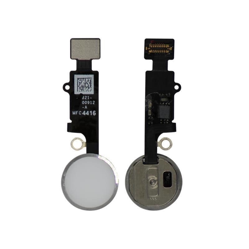 (Cosmetic Only) Home Button Flex for iPhone 7 / 7 Plus / 8 / 8 Plus / SE (2020) / SE (2022) (Silver)