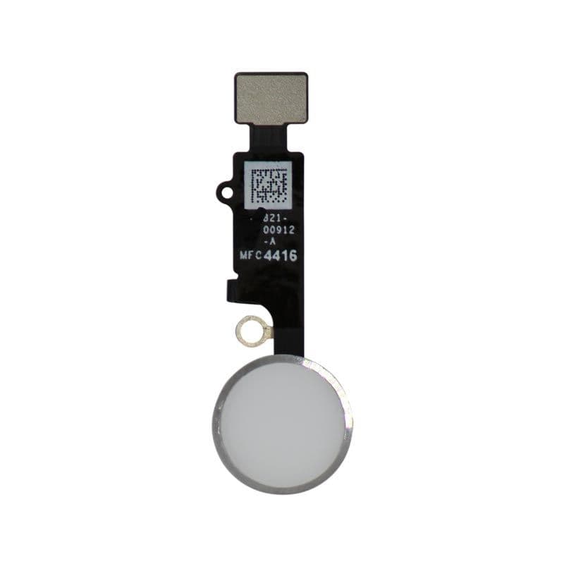 (Cosmetic Only) Home Button Flex for iPhone 7 / 7 Plus / 8 / 8 Plus / SE (2020) / SE (2022) (Silver)