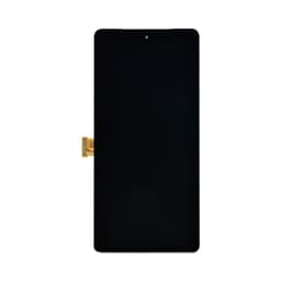 Soft OLED - Screen and Digitizer Assembly w/ Frame for Google Pixel 7 Pro (Black)