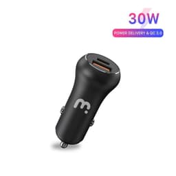 MyBat Pro - Dual Port Car Adapter (PD / QC 3.0) (30W) (Black)