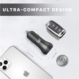 MyBat Pro - Dual Port Car Adapter (PD / QC 3.0) (30W) (Black)