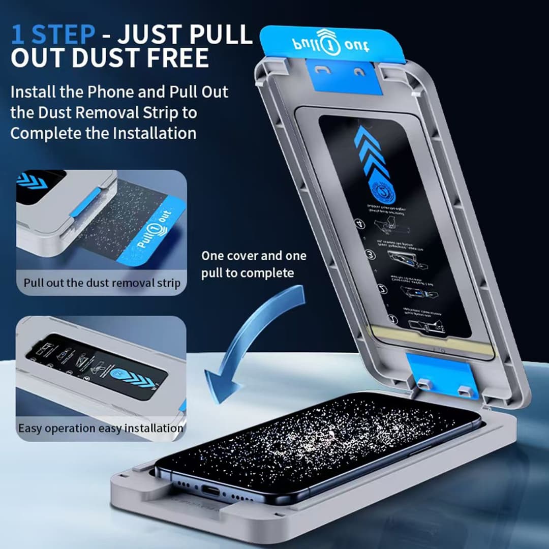 Grip Ultra - Tempered Glass Screen Protector for iPhone 16 Pro Max (2 Pack) (Privacy)