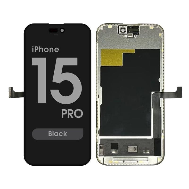 FX5 Soft OLED 120Hz QRT - Aftermarket OLED Screen and Digitizer Assembly for iPhone 15 Pro (Quick Repair Technology) (Black)