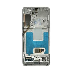 Refurbished - OLED Screen and Digitizer Assembly w/ Frame for Samsung Galaxy S22 5G (S901) (US Version) (White)