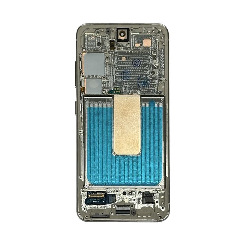 Refurbished - OLED Screen and Digitizer Assembly w/ Frame for Samsung Galaxy S23 5G (S901) (US / International Version) (Cream)