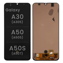 LCD Screen and Digitizer Assembly for Samsung Galaxy A50 (A505) (No Frame) (Black)
