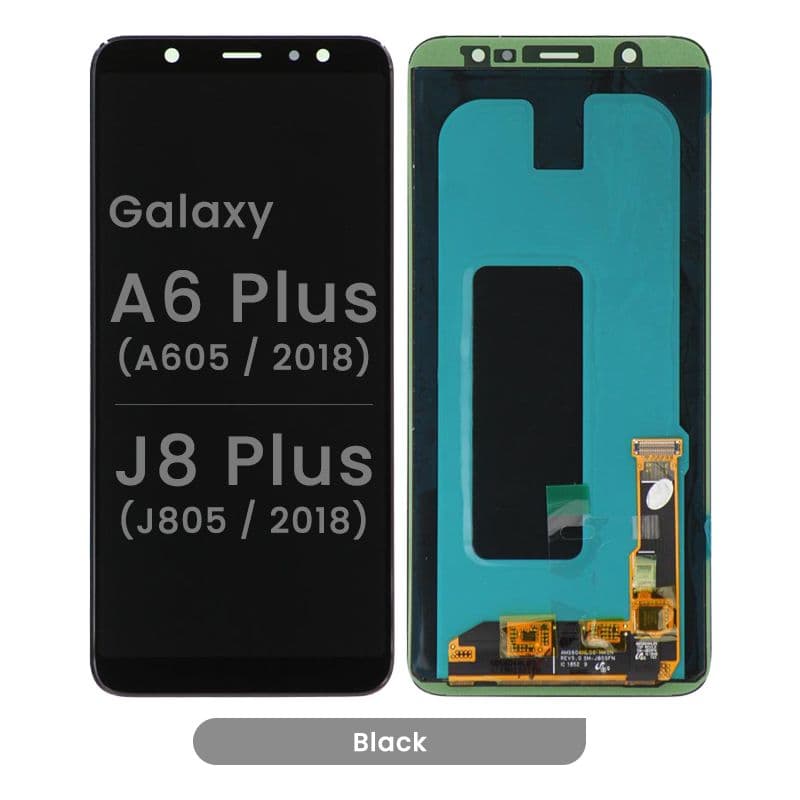 LCD Screen and Digitizer Assembly for Samsung Galaxy A6 Plus (A605) (No Frame) (Black)