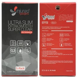 (5 Pack) Nuglas - Tempered Glass Screen Protector for Google Pixel 2 XL 