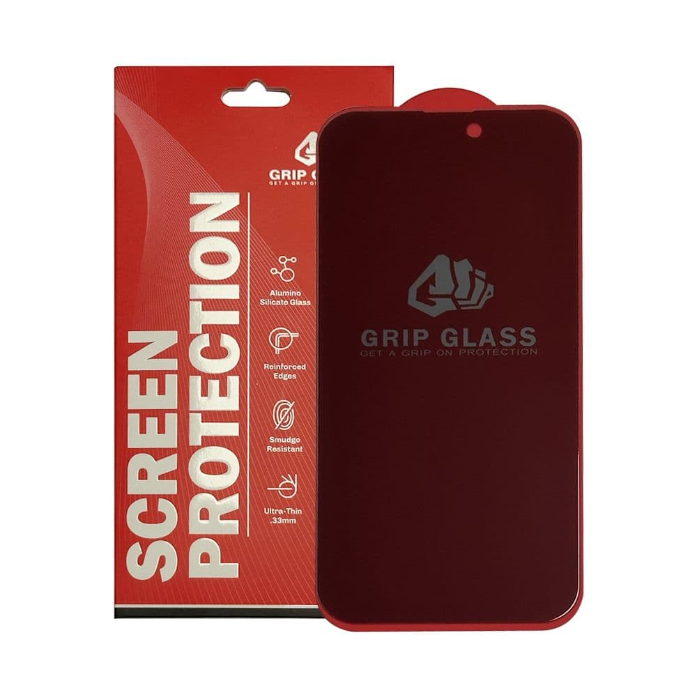 Grip Glass - Privacy Tempered Glass Screen Protector for iPhone 14 Pro - Injured Gadgets
