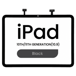 FX5 - Glass and Digitizer Touch Panel for iPad 10 2022 / iPad 11 2025 (10.9) (WiFi / Cellular) (Black)