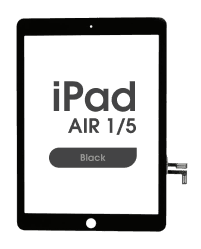 FX5 - Glass and Digitizer Touch Panel for iPad Air 1 / iPad 5 (Black)