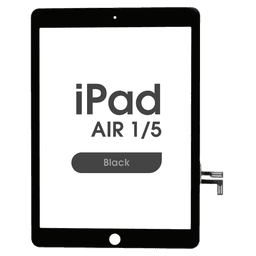 FX5 - Glass and Digitizer Touch Panel for iPad Air 1 / iPad 5 (Black)