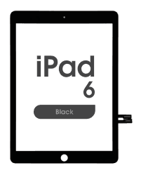 FX5 - Glass and Digitizer Touch Panel for iPad 6 (Black)