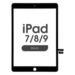Aftermarket - Glass and Digitizer Touch Panel for iPad 7 / iPad 8 / iPad 9 (Black) (10.2)