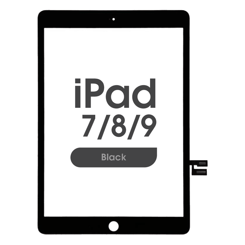 FX5 - Glass and Digitizer Touch Panel for iPad 7 / iPad 8 (Black) (10.2)