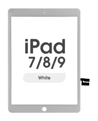 Aftermarket - Glass and Digitizer Touch Panel for iPad 7  / iPad 8 / iPad 9 (White) (10.2)