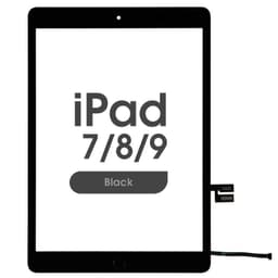 FX5 - Glass and Digitizer Touch Panel w/ Home Button for iPad 7 / iPad 8 / iPad 9 (10.2) (Black)