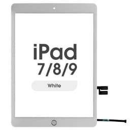 FX5 - Glass and Digitizer Touch Panel w/ Home Button for iPad iPad 7 / iPad 8 / iPad 9 (10.2) (White)