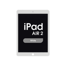 FX5 Fused - Glass and Digitizer Full LCD Assembly for iPad Air 2 w/ Pre-installed Sleep / Wake Flex (White)