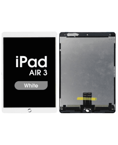 FX5 Fused - Glass and Digitizer Complete LCD Assembly for iPad Air 3 (White)