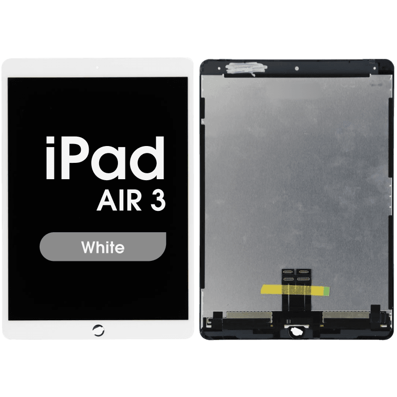FX5 Fused - Glass and Digitizer Complete LCD Assembly for iPad Air 3 (White)