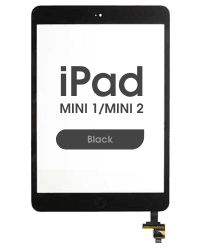 FX5 - Glass and Digitizer Touch Panel w/ Home Button for iPad Mini 1 / iPad Mini 2 (Black)