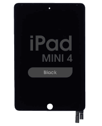 FX5 Fused - Glass and Digitizer Full LCD Assembly for iPad Mini 4 (Sleep / Wake Flex Pre-Soldered) (Black)