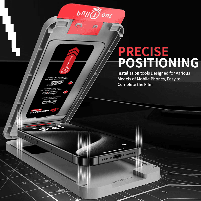 (2 Pack) Grip Ultra - Tempered Glass Screen Protector for iPhone 17 Pro (Privacy)