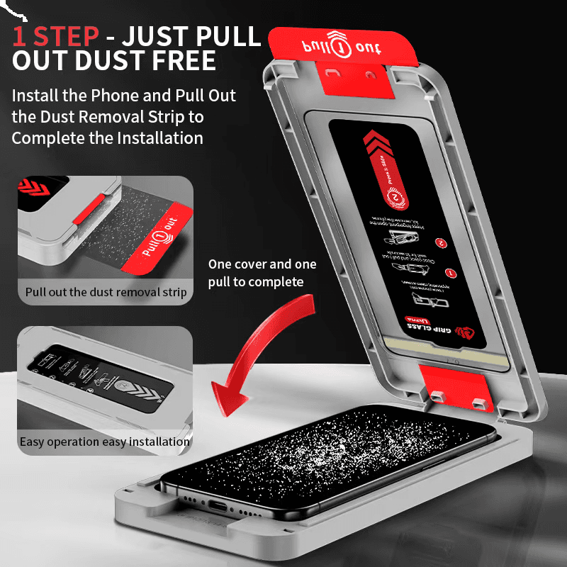 (2 Pack) Grip Ultra - Tempered Glass Screen Protector for iPhone 17 Pro (Privacy)
