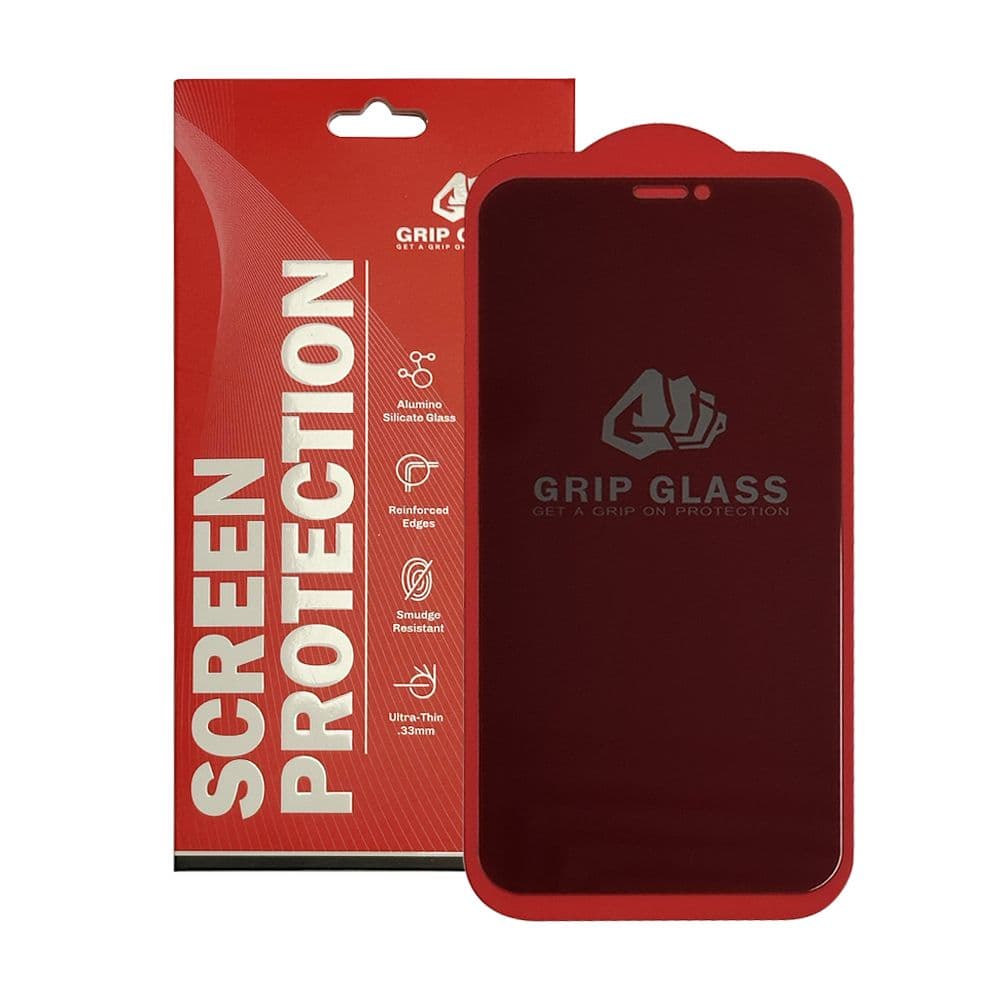Grip Glass - Privacy Tempered Glass Screen Protector for iPhone X / XS / 11 Pro