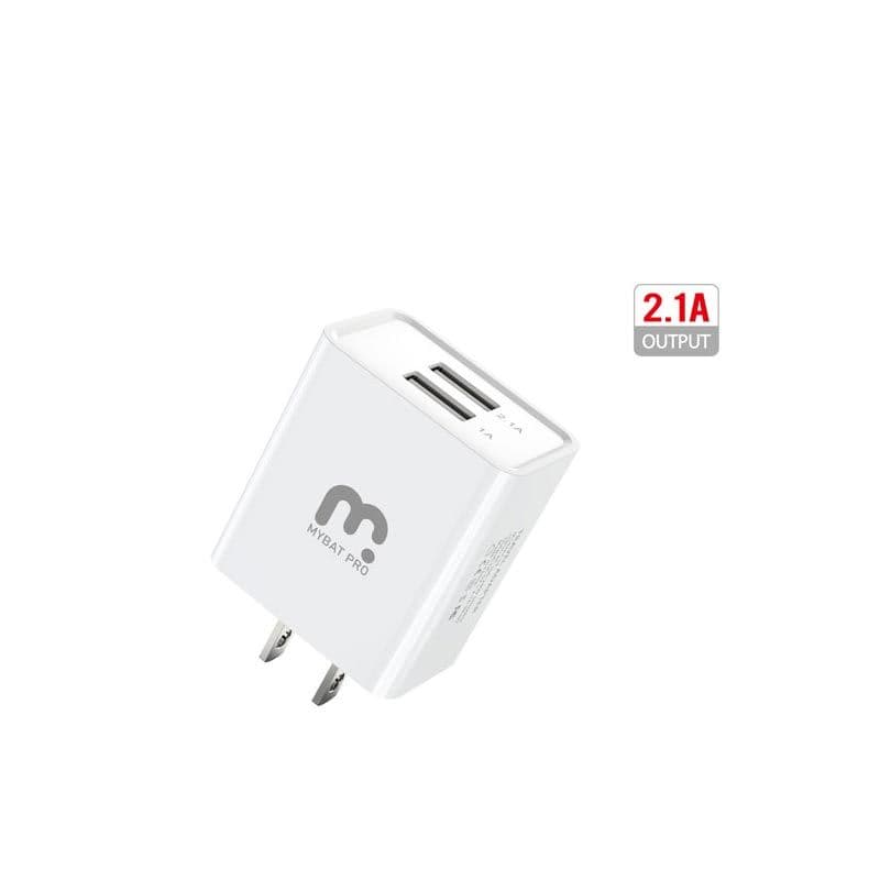 (2in1) MyBat Pro - Travel Adapter w/ Micro USB Cable (6ft)