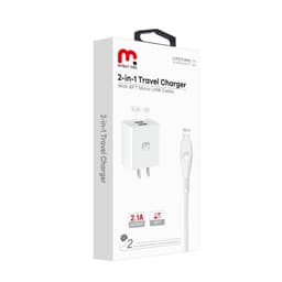 (2in1) MyBat Pro - Travel Adapter w/ Micro USB Cable (6ft)