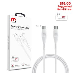 MyBat Pro - USB-C to USB-C Quick Charging Cable (6ft)