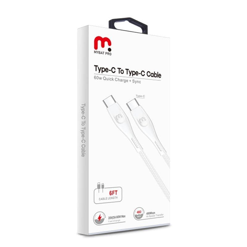 MyBat Pro - USB-C to USB-C Quick Charging Cable (6ft)