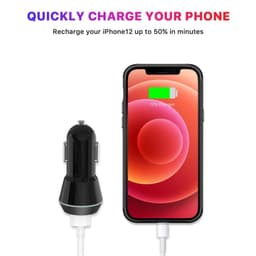 MyBat Pro - 2 Port USB-C PD / QC 3.0 Car Adapter (20W)