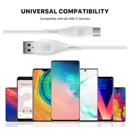 MyBat Pro - USB-C Data Cable 6ft (White)