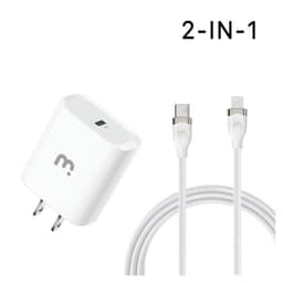 MyBat Pro - PD / QC 3.0 Wall Adapter w/ USB-C to MFi Lightning Cable (4ft) (White)