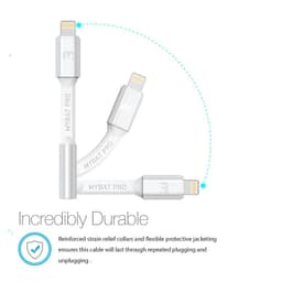 MyBat Pro - MFi Lightning Connector to 3.5mm Audio Adapter 